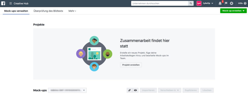 Tutorial: Eine Werbeanzeige mit dem Facebook Creative Hub erstellen