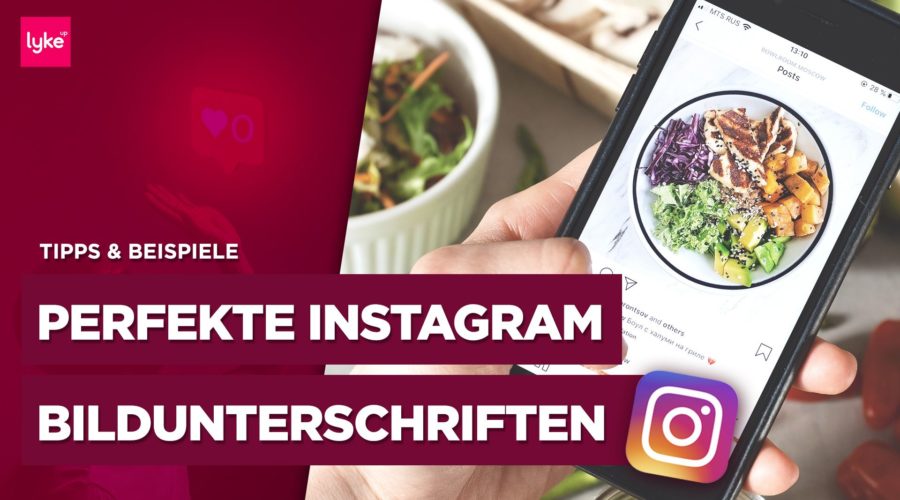 Richtig gute Instagram Bildunterschrift schreiben