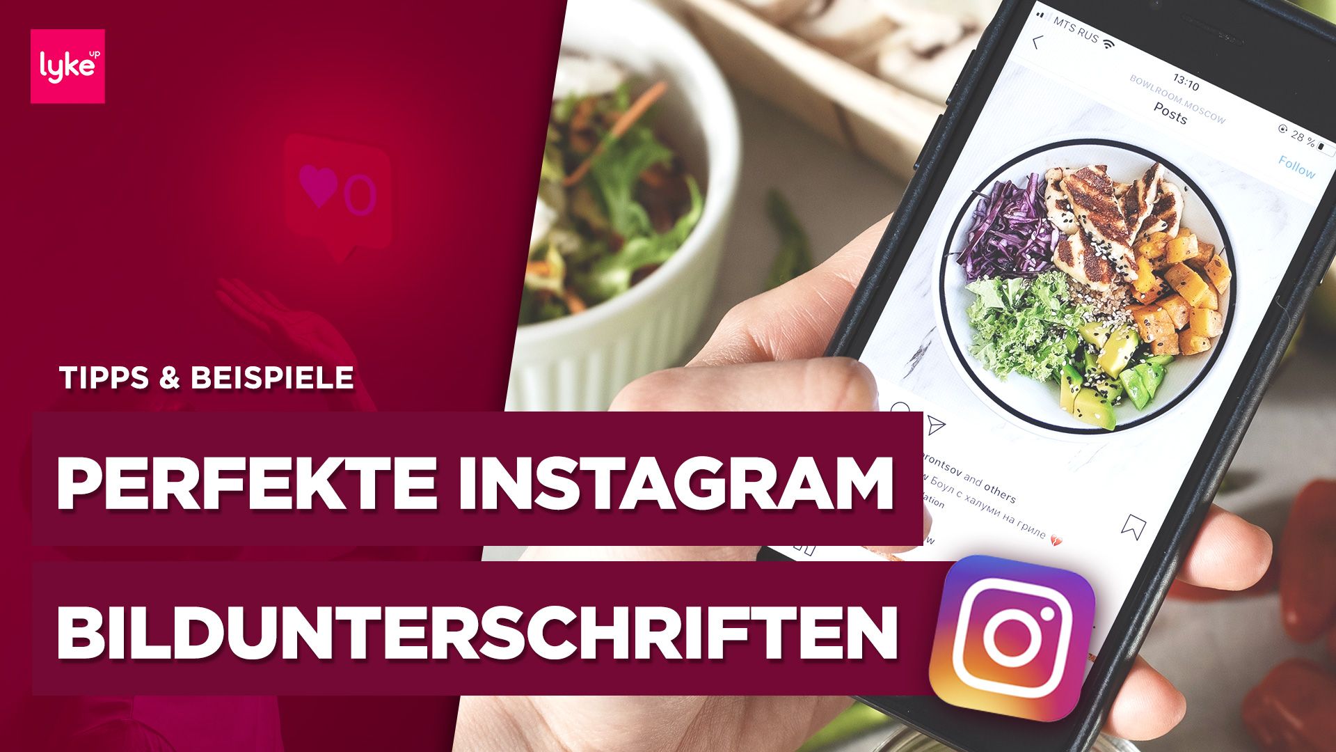 Richtig gute Instagram Bildunterschrift schreiben