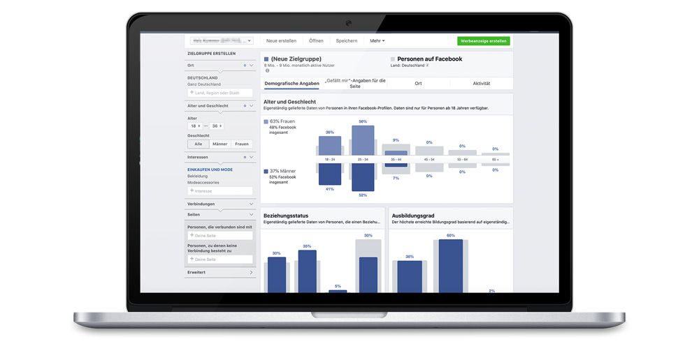 Business Manager Zielgruppen Insights