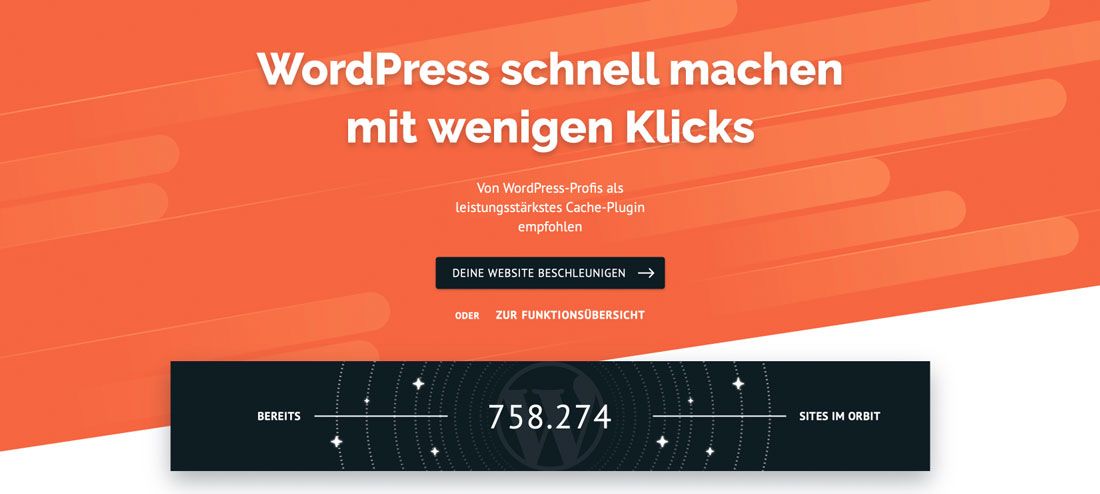 Mit WP Rocket eine Website für Google PageSpeed schneller machen