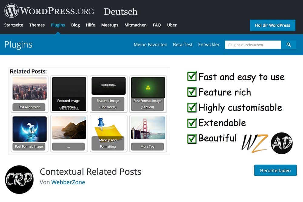 Contextual Related Posts hilft dir bei der internen Verlinkung für mehr Besucher deiner Website